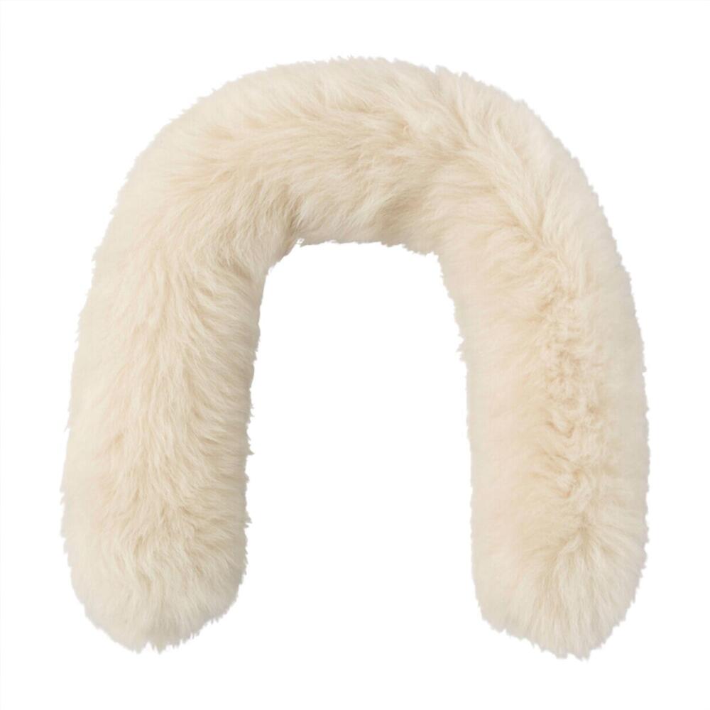 NEW BOGNER women's nuri lambskin collar in off-white